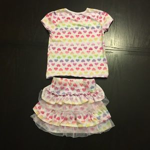 Skirt and matching top